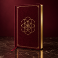 Mystic Rose Flower of Life Notebook — sacred geometry cover