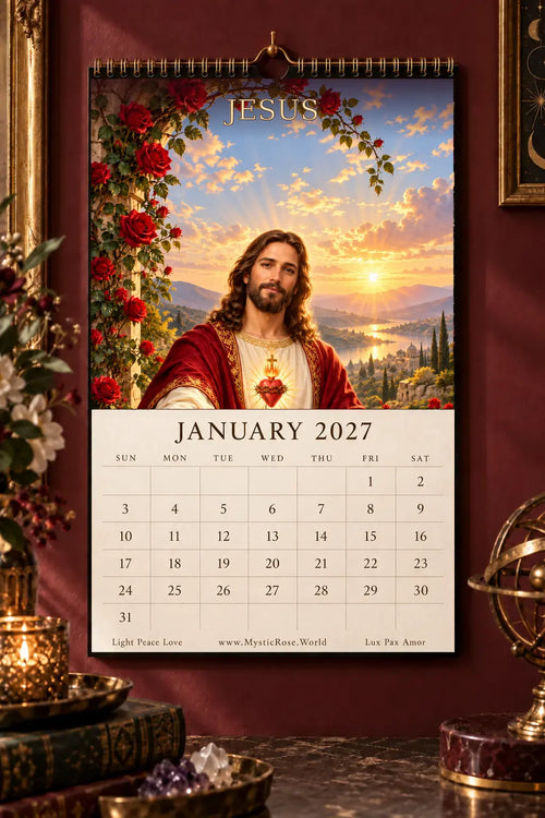 Jesus Calendar 2027 January page